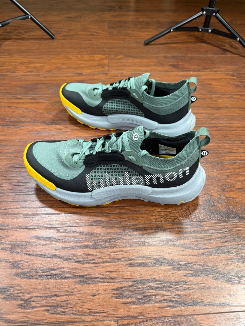 Lululemon Green & Yellow Athletic Sneakers